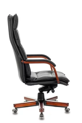 Кресло руководителя Бюрократ Т-9927ВАЛНУТ/БЛАCК / T-9927WALNUT/BLACK_2