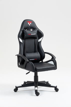 Кресло спортивное ТопЧаирс Варден черно-белый / TopChairs Warden_0