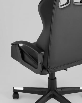 Кресло спортивное ТопЧаирс Варден черно-белый / TopChairs Warden_7