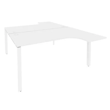Рабочая станция на П-образном м/к ОНИКС О.МП-Д.СА-4 Белый Бриллиант / ONIX O.MP-D.SA-4_0
