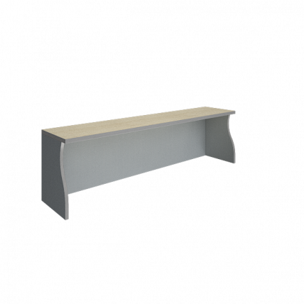 Надставка на стол Рива А.НС-3 Клен/Металлик / Riva_0