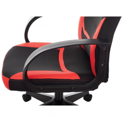 Кресло компьютерное БРАБИКС Алпха ГМ-018 Черное/красное / BRABIX Alpha GM-018_5