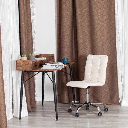 Кресло офисное ЗЕРО СС флок , молочный, 4 / ZERO_9