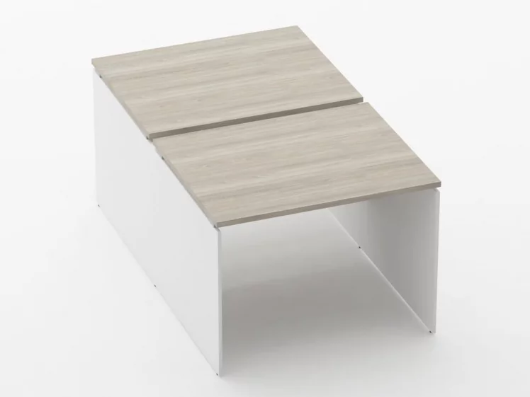 Рабочий модуль Дека ЛДСП каркас 75.165.10 Дуб Сантана светлый/Белый / Deka_0