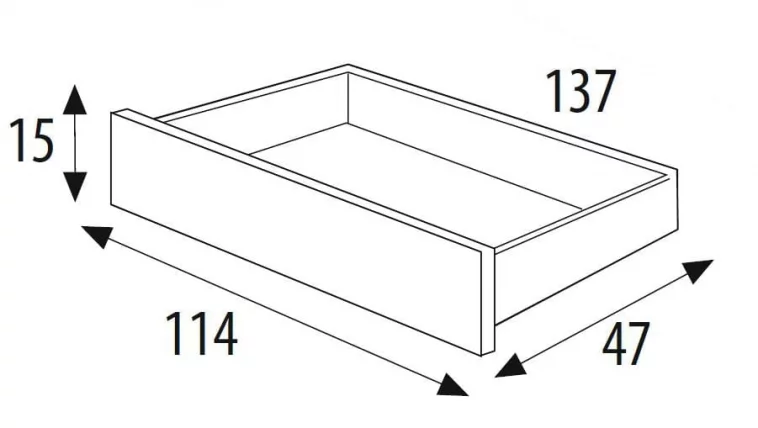 Ящик для кровати 120*60 Микуна CП-1405 вхите / Micuna CP-1405 white_2