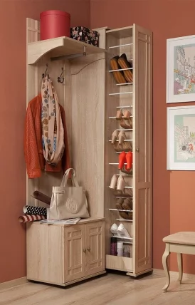 Корпус шкафа для обуви Шерлоcк 73 Дуб Сонома / Sherlock_2