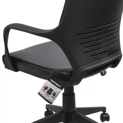 Кресло офисное БРАБИКС Приме ЕКС-515 экокожа Черный / BRABIX Prime EX-515_2