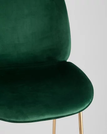 Стул барный Беетле Лите ПУ со спинкой Изумрудный / Beetle Lite PU_7