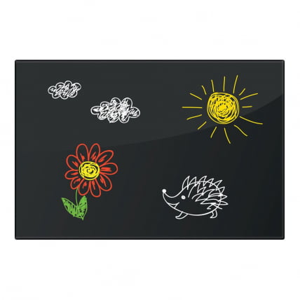 Доска магнитно-маркерная стеклянная БРАУБЕРГ 60х90 см Черная / BRAUBERG_4