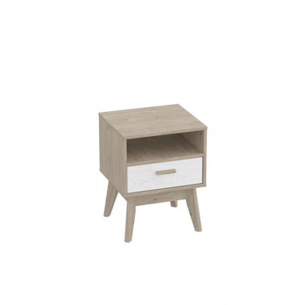 Тумба Калгари 04 Дуб натуральный светлый-белый матовый_0