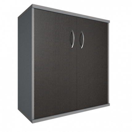 Шкаф низкий широкий Рива А.СТ-3.1 Венге/Металлик / Riva_0