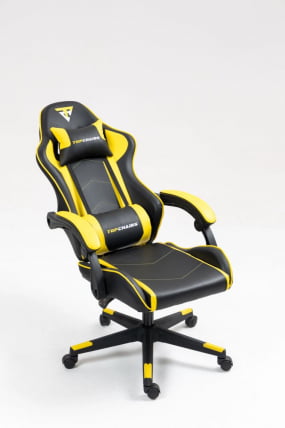 Кресло спортивное ТопЧаирс Шадов черно-желтый / TopChairs Shadow_8