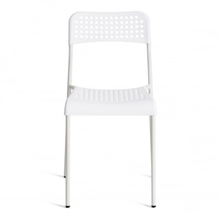 Стул АДДЕ (мод. C-049) металл/пластик, 39 х 49 х 78 см, Вхите(белый) разборный / ADDE (mod. C-049) White(белый)_4