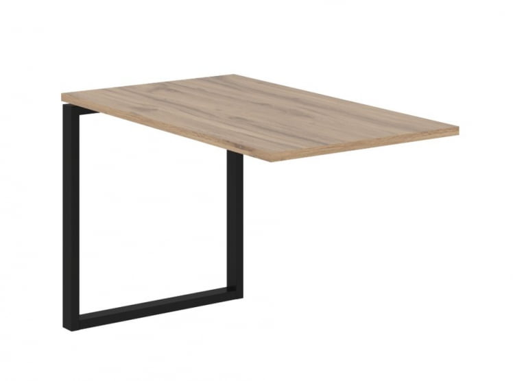 Брифинг-приставка ЕДИС ЕКБ 1167 Дуб Денвер светлый Черный / EDIS EQB_0