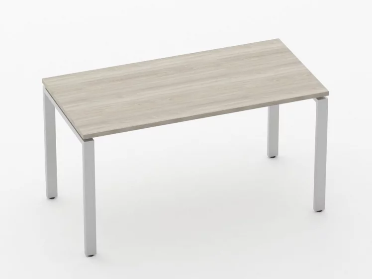 Стол прямой Дека П-обр. каркас 7.07.14  Дуб Сантана светлый / Deka_0