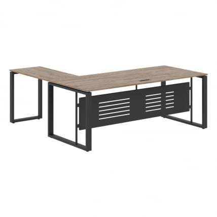 Стол с боковой приставкой ЕНИО ЕCТ 2019М Кария Пальмира/Антрацит / ENIO ECT 2019M_0