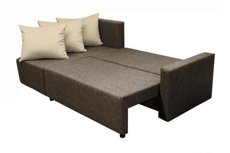 Угловой диван Шеррй (3 категория) с механизмом подъема оттоманки Балтик Кофе Латте / Sherry_2