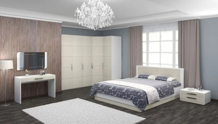 Шкаф трехстворчатый Вива ШР-3 Белый Белый глянец_1