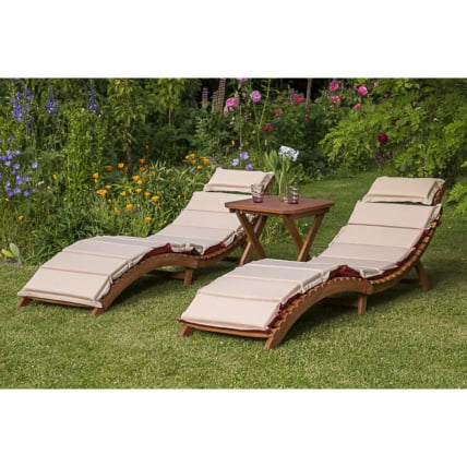 Комплект шезлонги и столик АФМ-803А-Т133 Беиге (2+1) / AFM-803A-T133 Beige_0