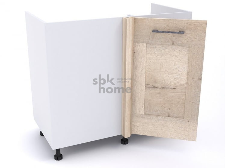 Стол под мойку угловой СМУ-100 правый, Дублин (900*470*820) Дуб галифакс белый, 21615_1