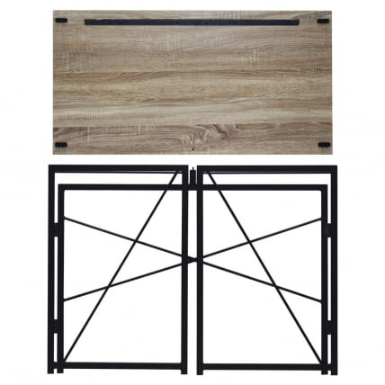 Стол на металлокаркасе БРАБИКС ЛОФТ CД-002 Дуб антик / BRABIX LOFT CD-002_5