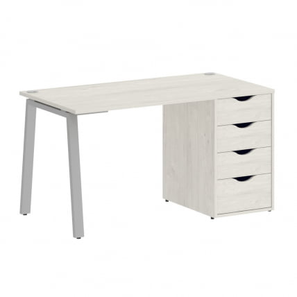 Стол письменный ХОМЕ ОФФИCЕ ВР.СП-3-138.4.А Дуб Наварра/Серый металл / HOME OFFICE VR.SP-3-138.4.A_0