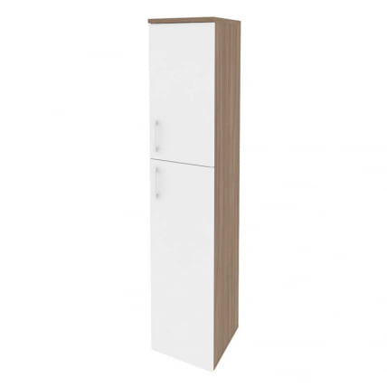 Шкаф высокий узкий правый ОНИКС О.СУ-1.8(Р) Дуб Аризона/Белый / ONIX O.SU-1.8(R)_0