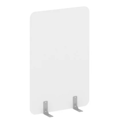 Перегородки на металлических опорах на фетровых подпятниках Р-лине ДП.Ф-100-150 Белый Бриллиант / R-line DP.F-100-150_0