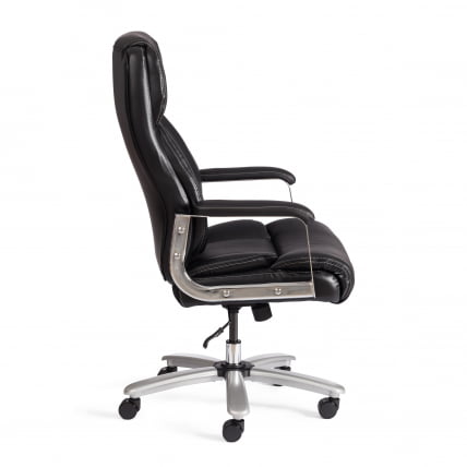 Кресло Атлант рецикл. кожа/иск. кожа, черный / Atlant_1