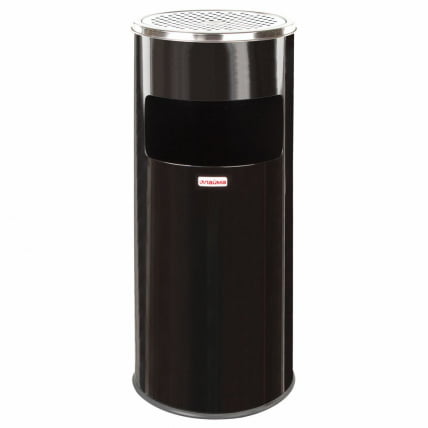 Урна с пепельницей ЛАИМА ПРОФЕССИОНАЛ 27 литров Черный / LAIMA PROFESSIONAL_1