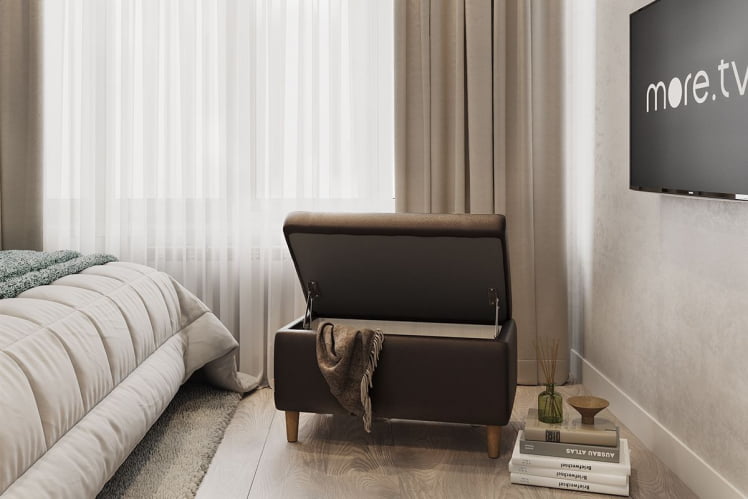 Пуф Чарли ПМ-004.1 шоколад (экокожа) / PM-004.1_3