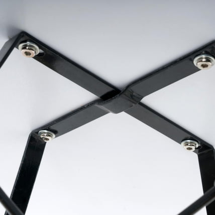 Стол CИНДЙ НЕКСТ (мод. 70-80 МДФ) металл/мдф/бук, Д70х75см, белый/натуральный / CINDY NEXT (mod. MDF) D70х75см,_6