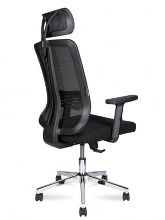 Кресло офисное ТЕМА СХРОМЕ 2Д Черный / TEMA СHROME 2D_3