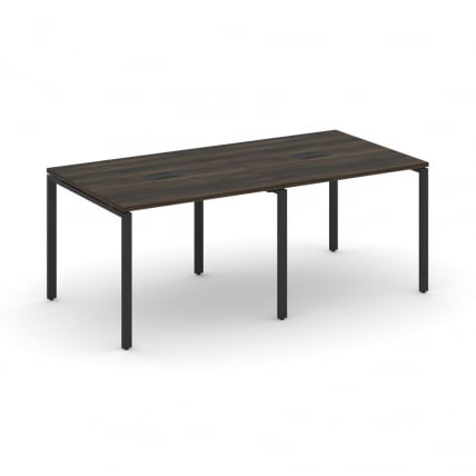 Стол переговорный (2 столешницы) CОНCЕПТ CН.ПРГ-021 Дуб Мали Черный / CONCEPT CN.PRG-021_0