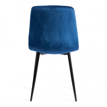 Стул CХИЛЛЙ (мод. ДЖСC-220) Велюр/металл , 44,5х52,5х88 см, Блуе (синий) ХЛР64 / черный / CHILLY (mod. JSC-220) Blue HLR64_3