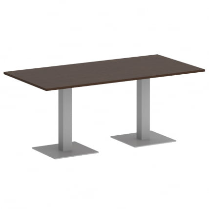 Стол прямоугольный ХОМЕ ОФФИCЕ ВР.СП-5-180.2 Венге Цаво/Серый металл / HOME OFFICE VR.SP-5-180.2_0