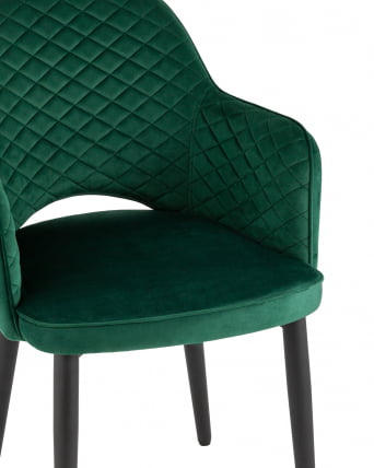 Стул Венера НЕВ диамант велюр Изумрудный / NEW_1