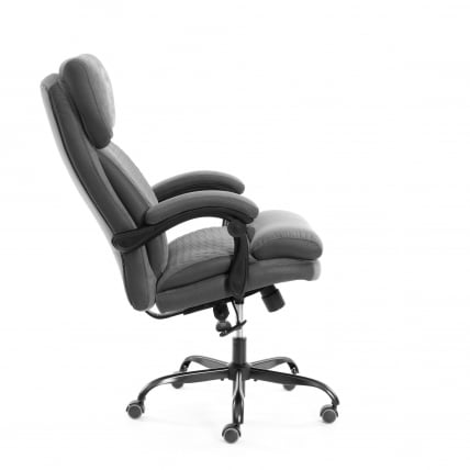Кресло руководителя Чиеф металБЛ велюр/ткань, серый, 29/ТВ-12 / Chief metalBL 29/TW-12_2