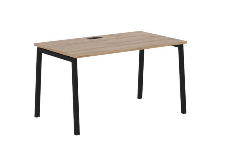 Стол письменный ЕДИС ЕЛСТ 1380 Дуб Денвер светлый Черный / EDIS ELST_0