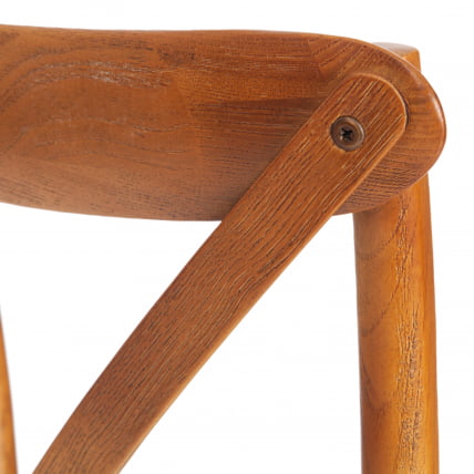 Стул CРОСС (мод.CБ2001) дерево береза, 49.5*53.5*87, Груша (№3) / CROSS (mod.CB2001)_8