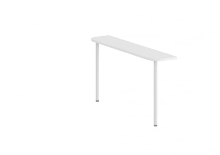 Приставка для стола на двух опорах Сигма СГ.441.ВХ Белая / Sigma SG.441.WH_0
