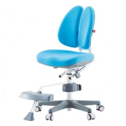 Кресло с подставкой для ног Дуо Голубое / Duo_0