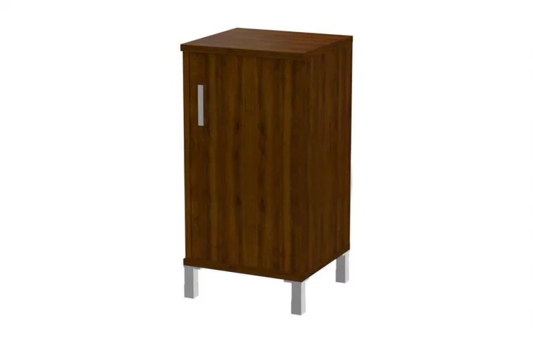 Стеллаж с дверью ДСП В411.2 Л Орех Даллас / L_0