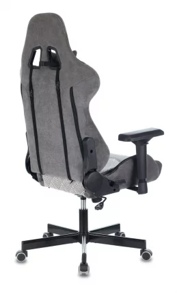 Кресло игровое Бюрократ ВИКИНГ 7 КНИГХТ Б ФАБРИC Серый Лофт ромбик / VIKING KNIGHT B FABRIC Loft_3