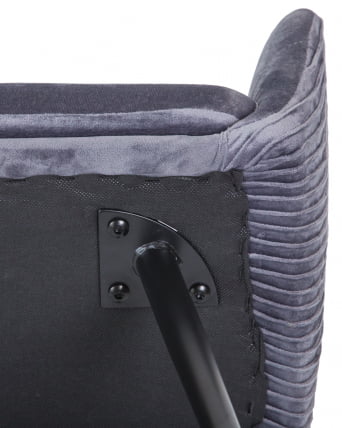 Стул обеденный ДОБРИН МАРЙ Серый велюр 1922-19 / DOBRIN MARY_8