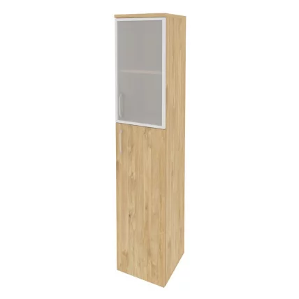 Шкаф высокий узкий правый ОНИКС О.СУ-1.7Р(Р) Тиквуд Светлый / ONIX O.SU-1.7R(R)_0