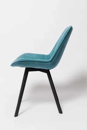 Стул К 21 блаcк Бирюзовый (РС 21\ч) / black_1