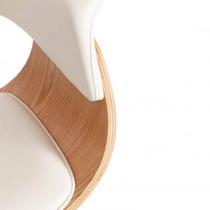 Стул ВИМТА (мод.8021) дерево / экокожа, 69х56х77 см, натуральный/белый / VIMTA (mod.8021)_7