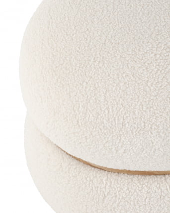 Пуф Полли Л Тедди белый / L_2