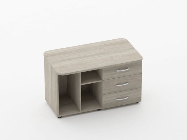 Тумба сервисная Глассй 3.16.12Пр Дуб сантана светлый / Glassy_0